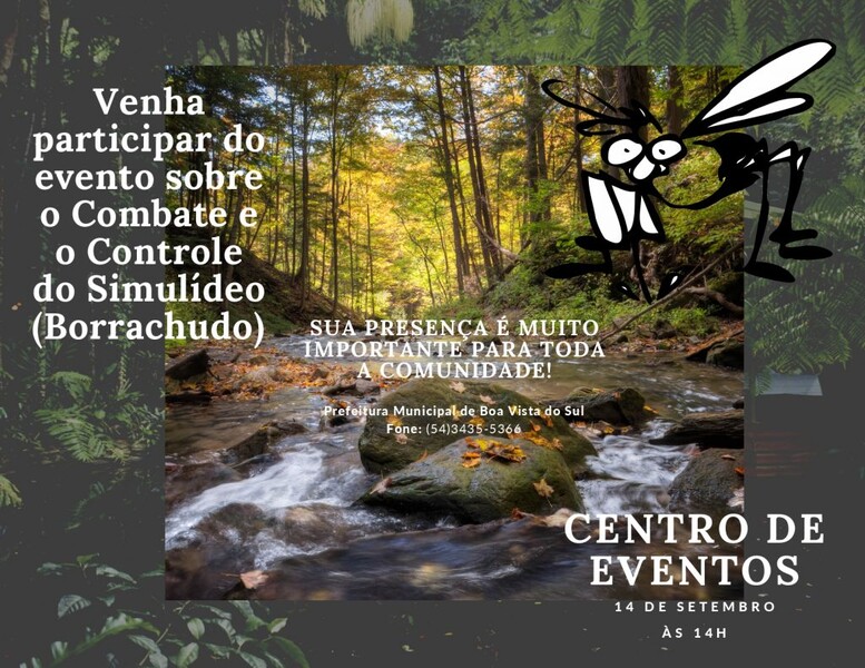 Palestra sobre o combate e o controle ao Simulídeo