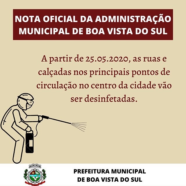 Nota oficial da administração municipal